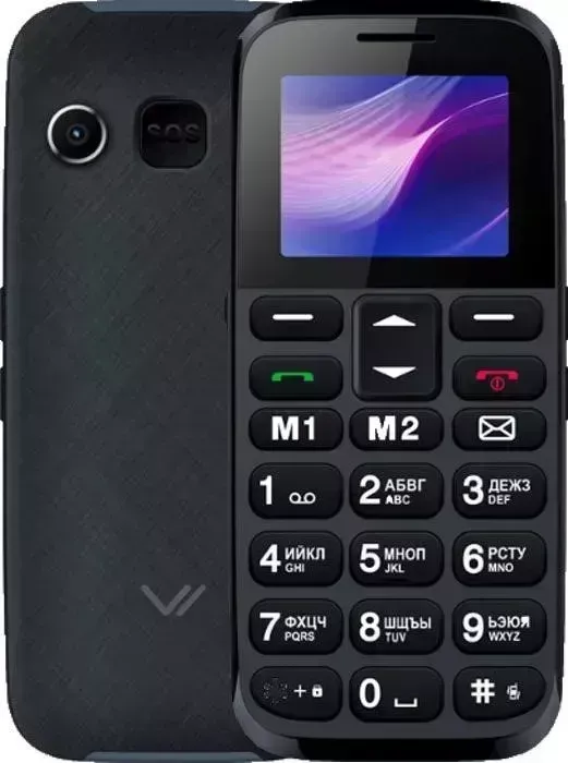 Смартфон VERTEX C313 черный/синий