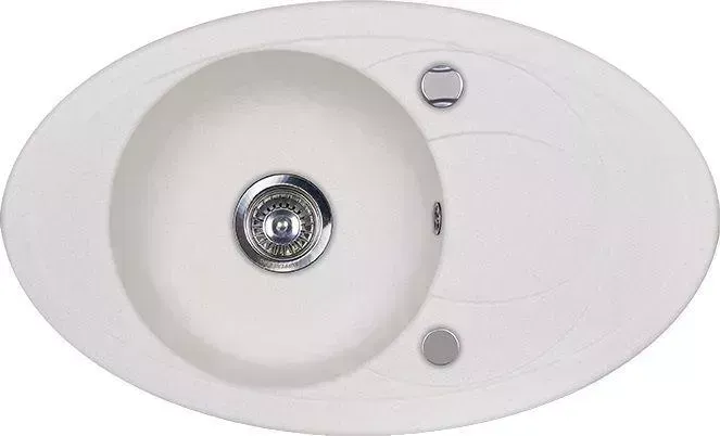 Мойка кухонная KUPPERSBERG CAPRI 1B1D white ALABAS