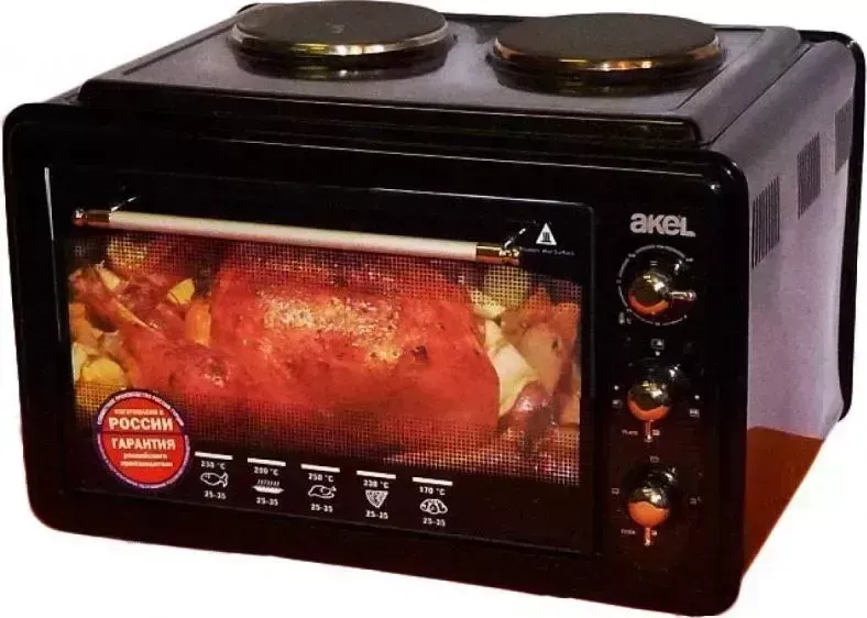 Мини-печь AKEL AF752 черный
