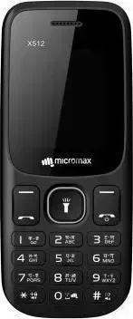 Мобильный телефон MICROMAX X512 черный