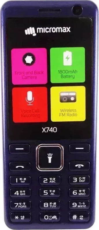 Смартфон MICROMAX X740 синий