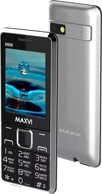 Смартфон MAXVI X650 SILVER