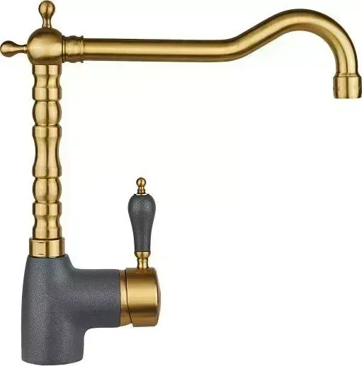 Смеситель для кухни KUPPERSBERG Paris KG400 GREY METAL. / BR