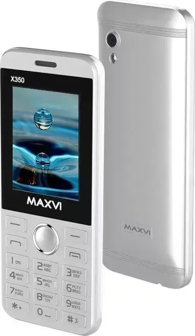 Мобильный телефон MAXVI X350 METALLIC SILVER