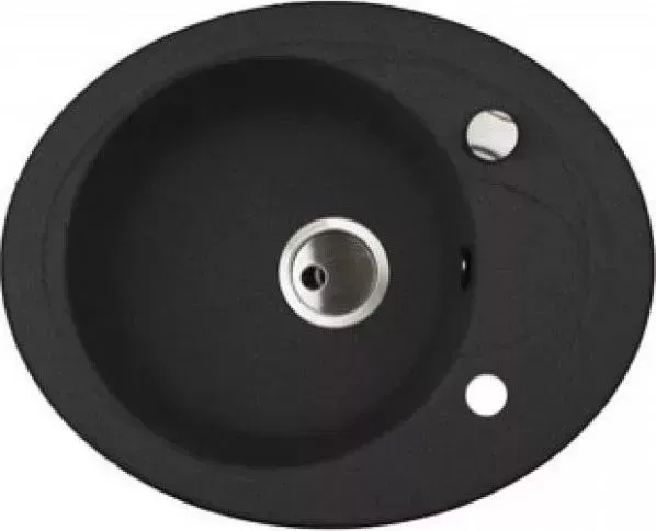 Мойка кухонная KUPPERSBERG CAPRI 1B1D S BLACK METALIC