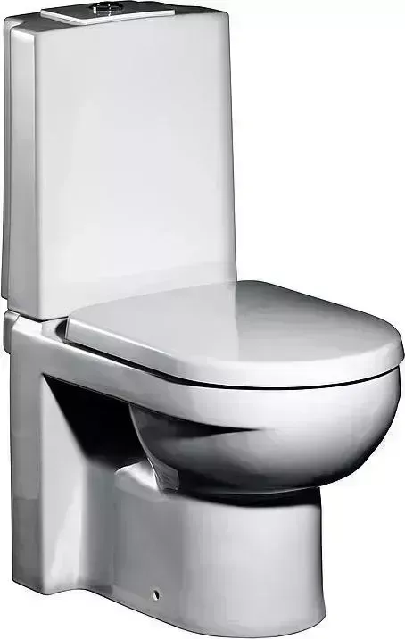 Унитаз Gustavsberg ARTic 4310 гориз. выпуск жесткое сиденье с микролифтом, крепл. (GB114310301737)