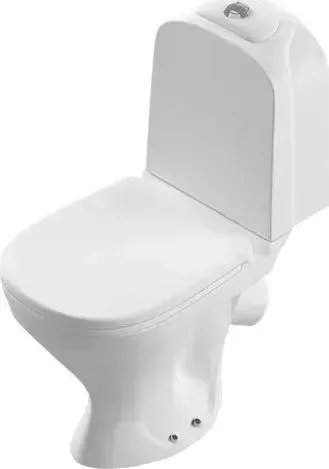 Унитаз Sanita-Luxe CLASSIC LUXE 2 клав., нижний подвод, сиденье термопласт с soft close, белый (CSCSLCC01040611)