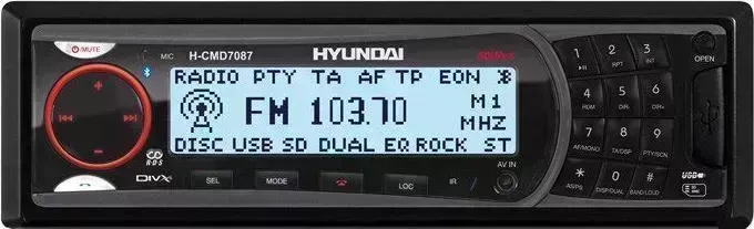 Автомагнитола HYUNDAI H-CMD7087 черный
