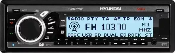 Автомагнитола HYUNDAI H-CMD7086 черный