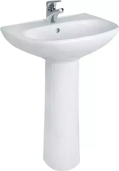 Раковина Jika Zeta 60х49см (8103920001049) с пьедесталом Zeta (8193900000009)