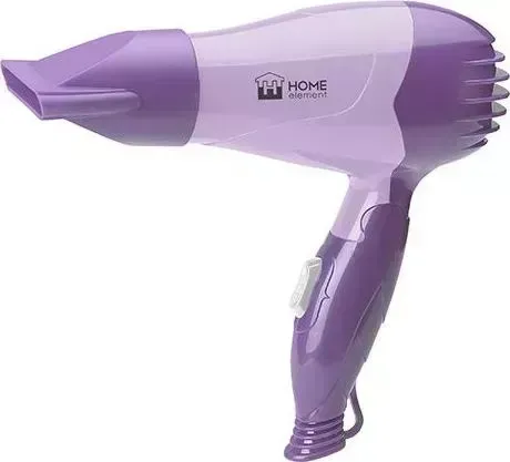 Фен HOME ELEMENT HE-HD311 лиловый аметист