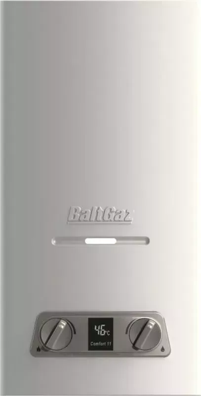 Водонагреватель проточный электрический Нева BaltGaz Comfort 15 серебро