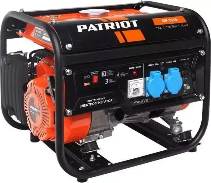 Генератор PATRIOT Электрогенератор GP 1510