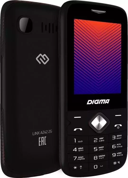 Смартфон DIGMA A242 черный
