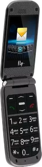 Мобильный телефон FLY Flip Black
