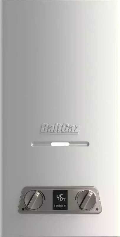 Водонагреватель проточный электрический Нева BaltGaz Comfort 13 (облицовка из нержавеющей стали)