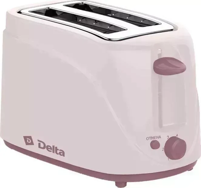 Тостер DELTA DL-080 бежевый