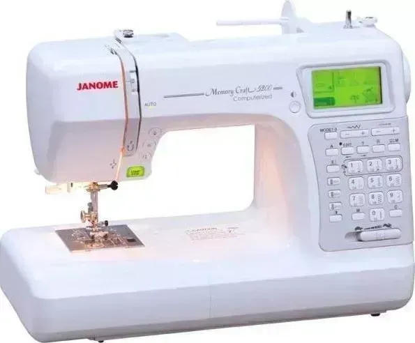 Швейная машина JANOME Memory Craft 5200 HC белый