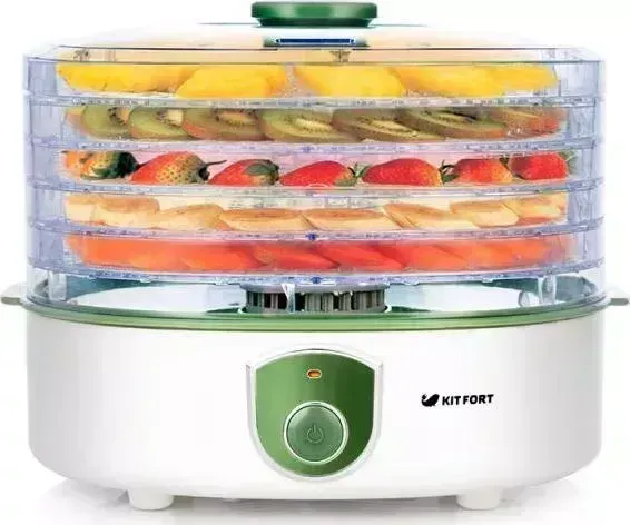Сушилка для овощей и фруктов KITFORT продуктов KT-1901 белый