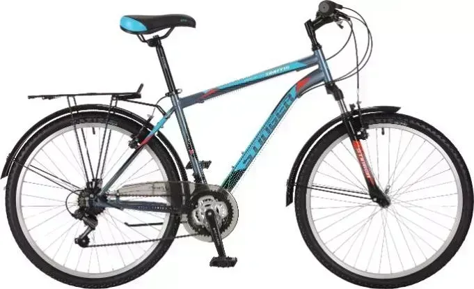 Велосипед STINGER 26" TRAFFIC 20" серый (26SHV.TRAFFIC.20GR7)