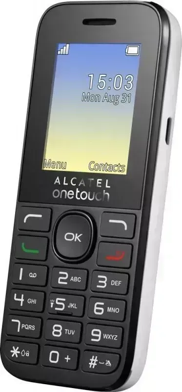 Мобильный телефон ALCATEL OT 1020D PURE WHITE (Без ЗУ)