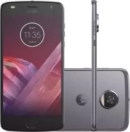 Смартфон MOTOROLA MOTO Z2 Play Lunar Grey (XT1710 ) + WoodPanel