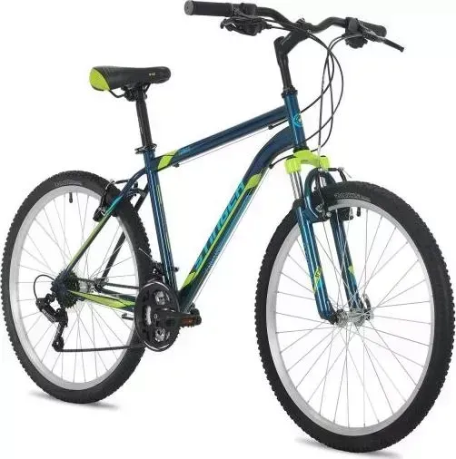 Велосипед STINGER Caiman 26", рама 14" синий 26SHV.CAIMAN.14BL8 (124763)