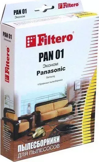 Мешок для пылесоса FILTERO PAN 01 (4) ЭКОНОМ