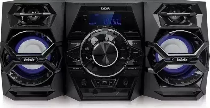 Музыкальный центр мини BBK AMS117BT черный/темно-синий