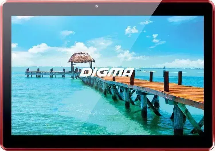 Планшет DIGMA Plane 1541E черный/бордовый