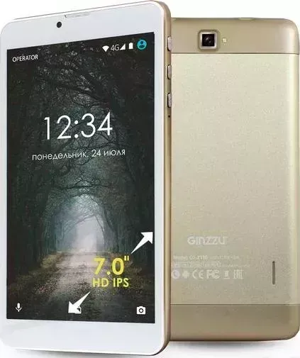 Планшет GINZZU GT-7110 Gold