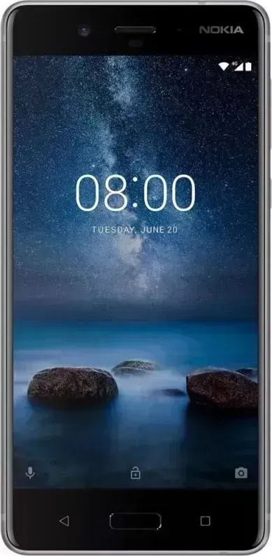 Смартфон NOKIA 8 DS STAINLESS STEEL