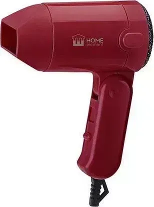 Фен HOME ELEMENT HE-HD313 бордовый гранат