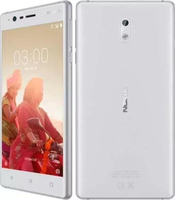 Смартфон NOKIA 3 DS SILVER WHITE (TA-1032)