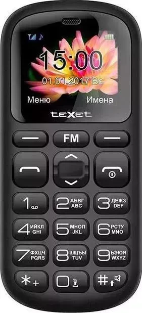 Смартфон TeXet TM-B221 черный