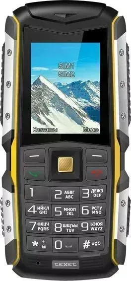 Смартфон TeXet TM-512R черно-желтый