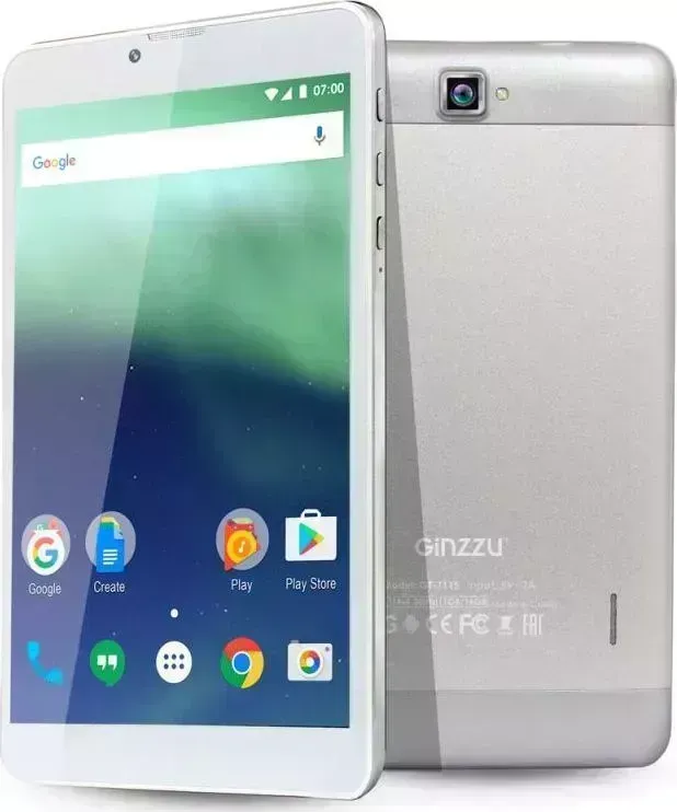 Планшет GINZZU GT-7115 Silver
