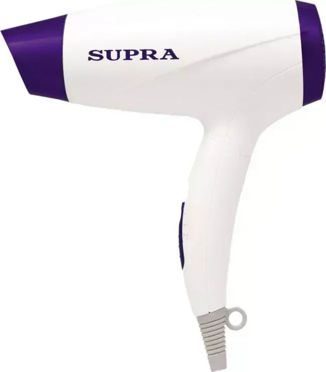 Фен SUPRA PHS-1602S белый/фиолетовый