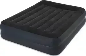 Надувная кровать intex pillow rest raised bed с встроенным насосом