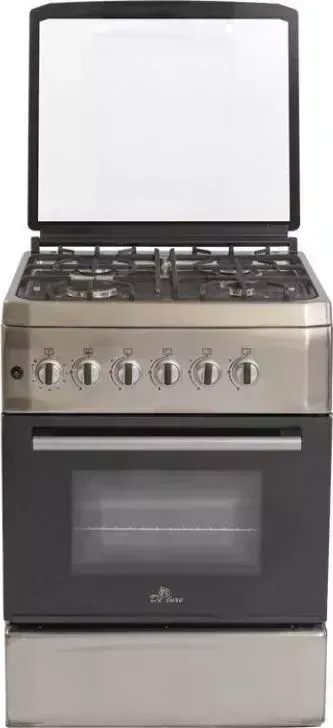 Плита газовая DE LUXE 606040.34-000г (кр) ЧР нерж