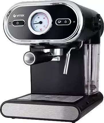 Кофеварка VITEK VT-1525 черный/серебристый