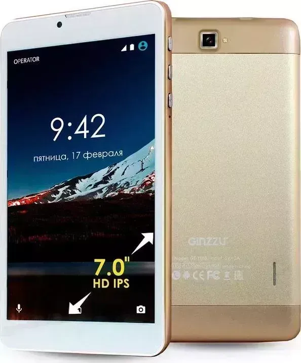 Планшет GINZZU GT-8005 Gold