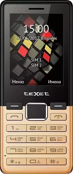 Смартфон TeXet TM-230 золотистый