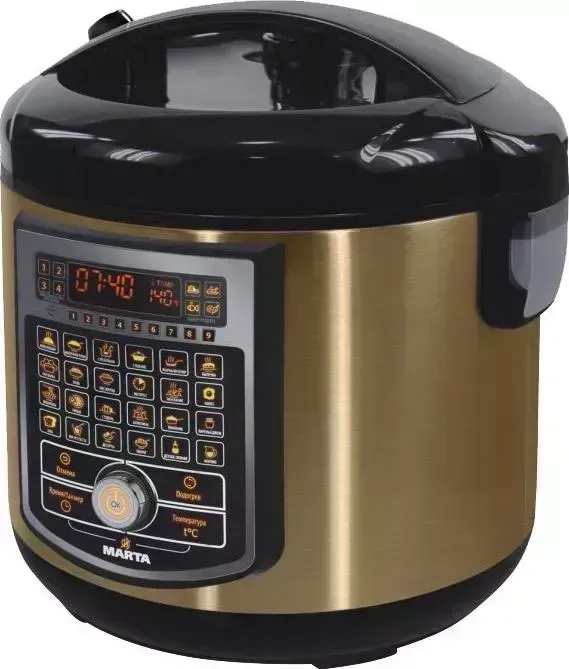 Мультиварка MARTA MT-4313 темная яшма/greblon CK2 ceramic