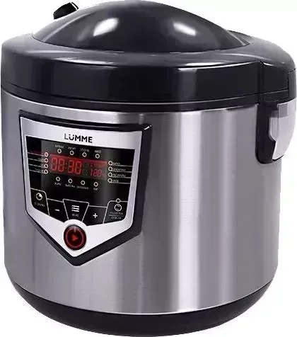 Мультиварка LUMME LU-1446 CHEF PRO черный/сталь