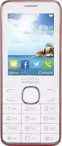 Смартфон ALCATEL OT 2007D WHITE/RED