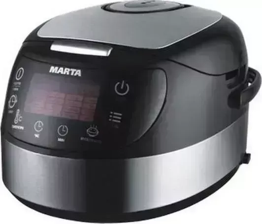 Мультиварка MARTA MT-1986 черный/сталь