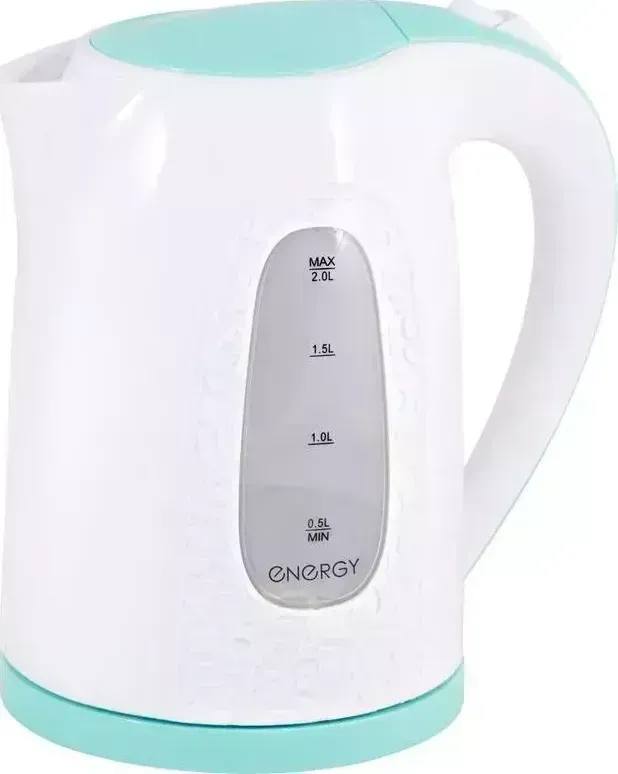 Чайник электрический ENERGY E-236 бело-бирюзовый