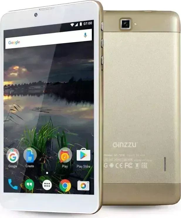Планшет GINZZU GT-7210 Gold