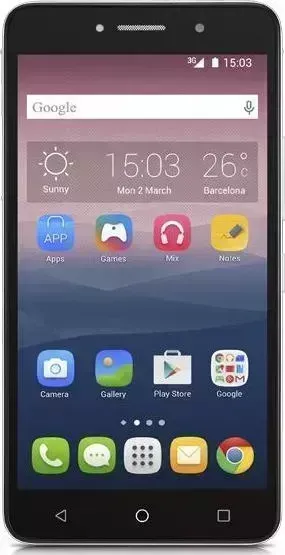 Смартфон ALCATEL OT8050D PIXI 4 METAL SILVER